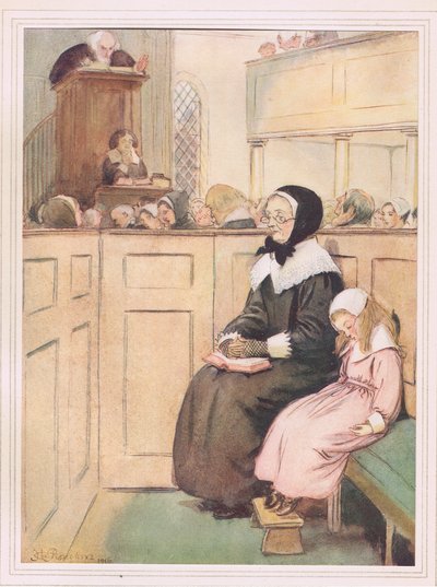 A pious widow of good social rank by Hugh Thomson